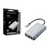 Conceptronic DONN21G klēpjdatora dokstacija / portu replikators, vadu, USB 3.2 Gen 1 (3.1 Gen 1) Type-C, pelēks