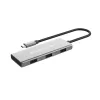 Conceptronic HUBBIES17G saskarnes centrmezgls USB 3.2 Gen 2 (3.1 Gen 2) Type-C 10000 Mbit/s Pelēks