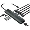 Conceptronic DONN 9-in-1 daudzfunkciju USB centrmezgla adapteris