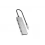Conceptronic HUBBIES16G saskarnes centrmezgls USB 3.2 Gen 2 (3.1 Gen 2) Type-C 10000 Mbit/s Pelēks