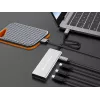 Conceptronic HUBBIES16G saskarnes centrmezgls USB 3.2 Gen 2 (3.1 Gen 2) Type-C 10000 Mbit/s Pelēks