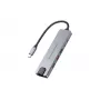 Conceptronic DONN29G 6-in-1 USB 3.2 Gen 2 dokstacija, 4K60Hz HDMI, USB-A 10Gbps x 2, USB-C 10Gbps, GbE LAN, 140W USB PD 3.1