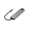 Conceptronic DONN29G 6-in-1 USB 3.2 Gen 2 dokstacija, 4K60Hz HDMI, USB-A 10Gbps x 2, USB-C 10Gbps, GbE LAN, 140W USB PD 3.1