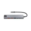 Conceptronic DONN29G 6-in-1 USB 3.2 Gen 2 dokstacija, 4K60Hz HDMI, USB-A 10Gbps x 2, USB-C 10Gbps, GbE LAN, 140W USB PD 3.1