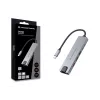 Conceptronic DONN29G 6-in-1 USB 3.2 Gen 2 dokstacija, 4K60Hz HDMI, USB-A 10Gbps x 2, USB-C 10Gbps, GbE LAN, 140W USB PD 3.1