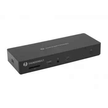 Conceptronic DONN30B 13-in-1 Thunderbolt 4 dokstacija, vadu, Thunderbolt 4, 96 W, 3,5 mm, 10,100,1000,2000,2500 Mbit/s, IEEE 802.3bz