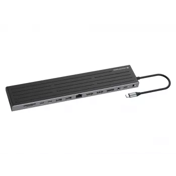 Dokstacija Conceptronic DONN32B 14-vienā USB 3.2 Gen 1 HDMI DP