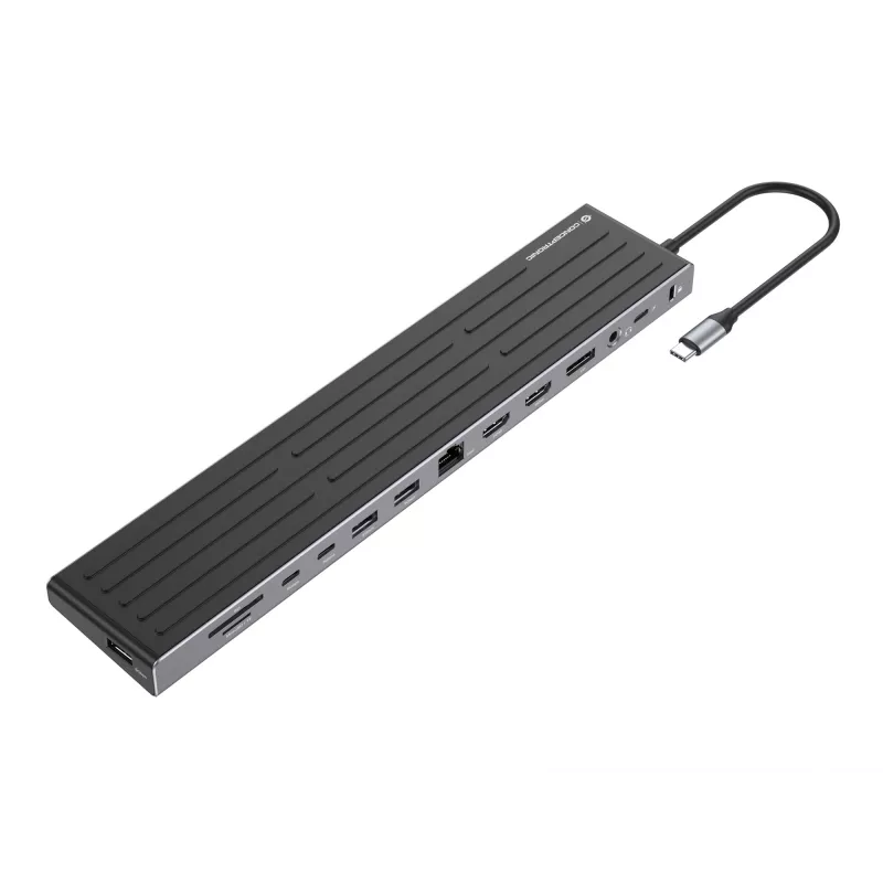 Dokstacija Conceptronic DONN32B 14-vienā USB 3.2 Gen 1 HDMI DP