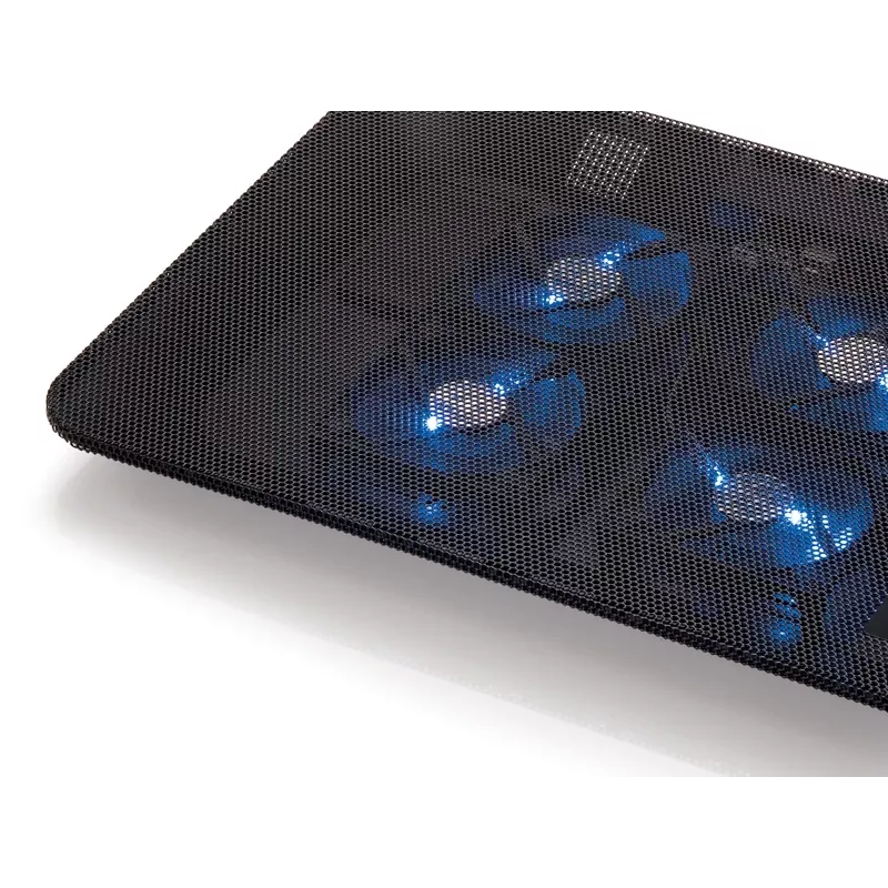 Conceptronic THANA klēpjdatora dzesēšanas paliktnis, piemērots līdz 15,6 collām, 4 ventilatori