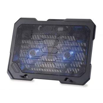 Conceptronic THANA klēpjdatora dzesēšanas paliktnis, piemērots līdz 15,6 collām, 2 ventilatori