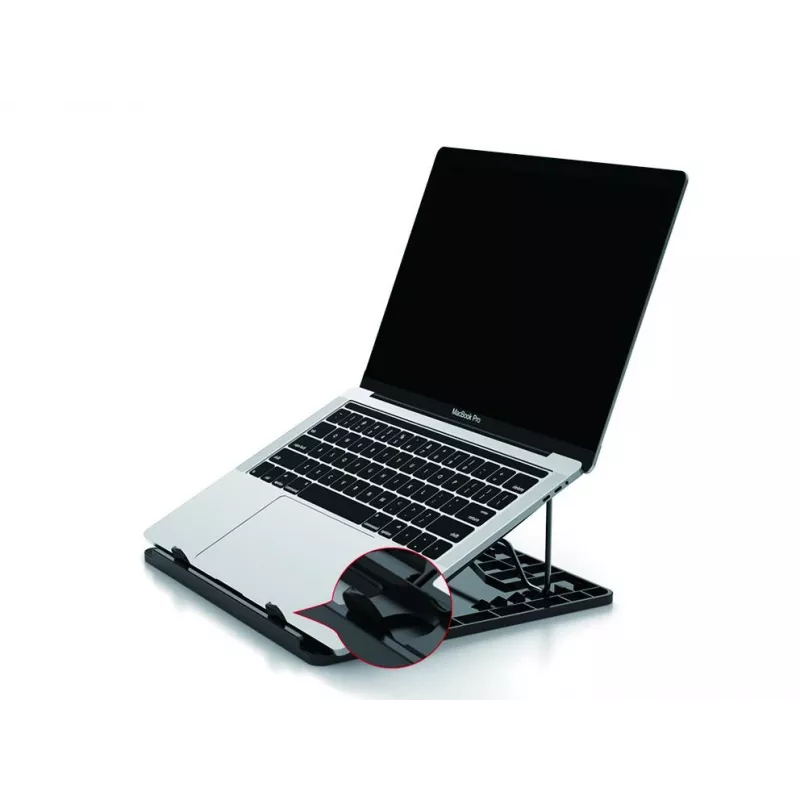 Conceptronic ERGO klēpjdatora dzesēšanas statīvs, klēpjdatora statīvs, melns, 39,6 cm (15,6 collas)