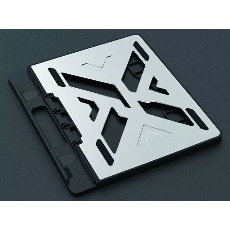 Conceptronic THANA ERGO S, portatīvā datora dzesēšanas statīvs, portatīvā datora statīvs, pelēks, 39,6 cm (15,6 collas)
