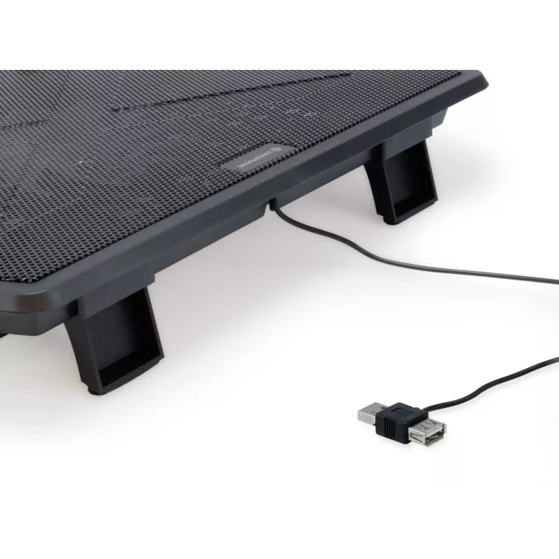 Conceptronic THANA06B klēpjdatora dzesēšanas paliktnis 39,6 cm (15,6 collas) Melns