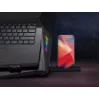 Conceptronic THYIA ERGO 2-Fan Gaming Laptop Cooling Stand, 43.2 cm (17 inch), 2 gab., Pogas, Melns, Zils, Zaļš, Sarkans, Ķīna