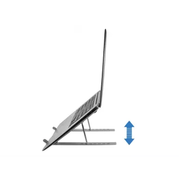 Conceptronic THANA04S ERGO salokāms alumīnija klēpjdatora dzesēšanas statīvs