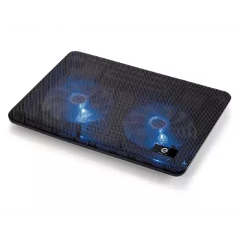 Conceptronic THANA piezīmjdatora dzesēšanas paliktnis, piemērots līdz 15,6 collām, 2 ventilatori