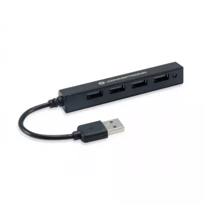 USB centrmezgls Conceptronic HUBBIES 4-Port USB 2.0 Hub