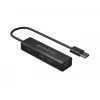 Conceptronic 4 portu USB 3.0 alumīnija centrmezgls ar USB-C uz USB-A adapteri