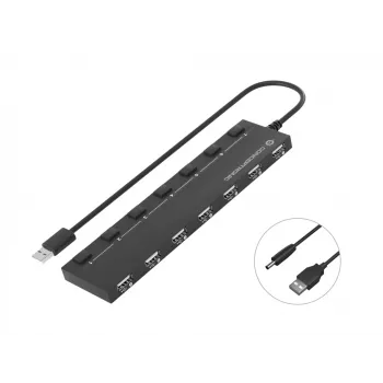 Conceptronic HUBBIES 7 portu USB 2.0 centrmezgls