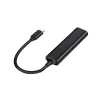Conceptronic HUBBIES 4 portu USB 3.0 centrmezgls, 2 USB-C un 2 USB-A pieslēgvietas, alumīnija korpuss, USB-C savienotājs