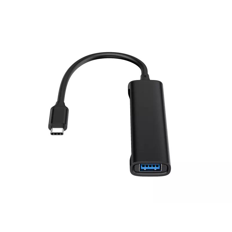 Conceptronic HUBBIES 4 portu USB 3.0 centrmezgls, 2 USB-C un 2 USB-A pieslēgvietas, alumīnija korpuss, USB-C savienotājs