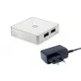 Conceptronic HUBBIES03W saskarnes centrmezgls USB 3.2 Gen 1 (3.1 Gen 1) Micro-B 5000 Mbit/s Balts