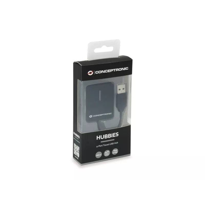 Conceptronic Travel 4 Portu USB centrmezgls