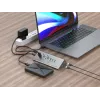 Conceptronic HUBBIES18G 10-in-1 60W USB 3.0 Hub Charger Combo, 2-in-1 USB-C USB-A kabelis, USB 3.2 Gen 1