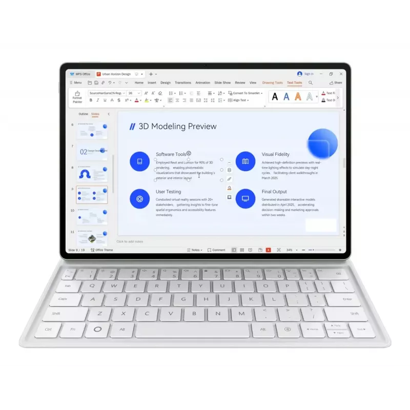 Planšetdators HUAWEI MatePad 12X — 12 collas (30,5 cm), 256 GB, 12 GB RAM, Wi‑Fi 7, HarmonyOS 4.3, zaļš