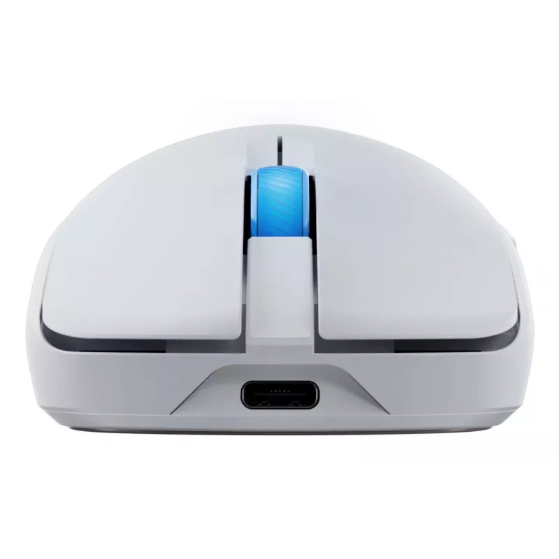 Spēļu pele ASUS ROG Harpe II Ace, labās rokas, optiskā 42 000 DPI, RF bezvadu + Bluetooth + USB Type-A, 5 pogas, balta