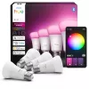 Smart bulb Philips A60 E27, Bluetooth/Zigbee, 6 W, 810 lm, balta, pack of 4