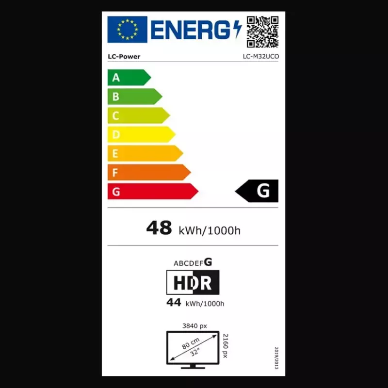 LC-Power LC-M32UCO 31.5 collu QD-OLED 4K Ultra HD izliekts monitors, 3840×2160, 0,03 ms, 450 cd/m², USB centrmezgls, skaļruņi, VESA, augstuma regulēšana