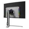 LC-Power LC-M32UCO 31.5 collu QD-OLED 4K Ultra HD izliekts monitors, 3840×2160, 0,03 ms, 450 cd/m², USB centrmezgls, skaļruņi, VESA, augstuma regulēšana