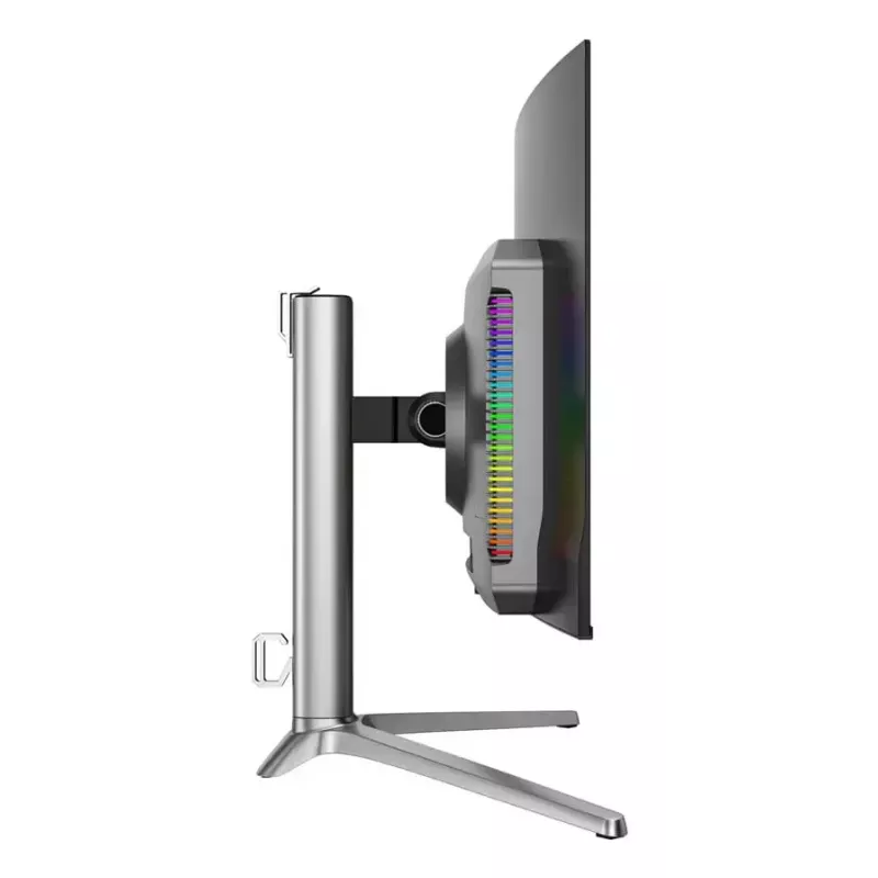 LC-Power LC-M32UCO 31.5 collu QD-OLED 4K Ultra HD izliekts monitors, 3840×2160, 0,03 ms, 450 cd/m², USB centrmezgls, skaļruņi, VESA, augstuma regulēšana