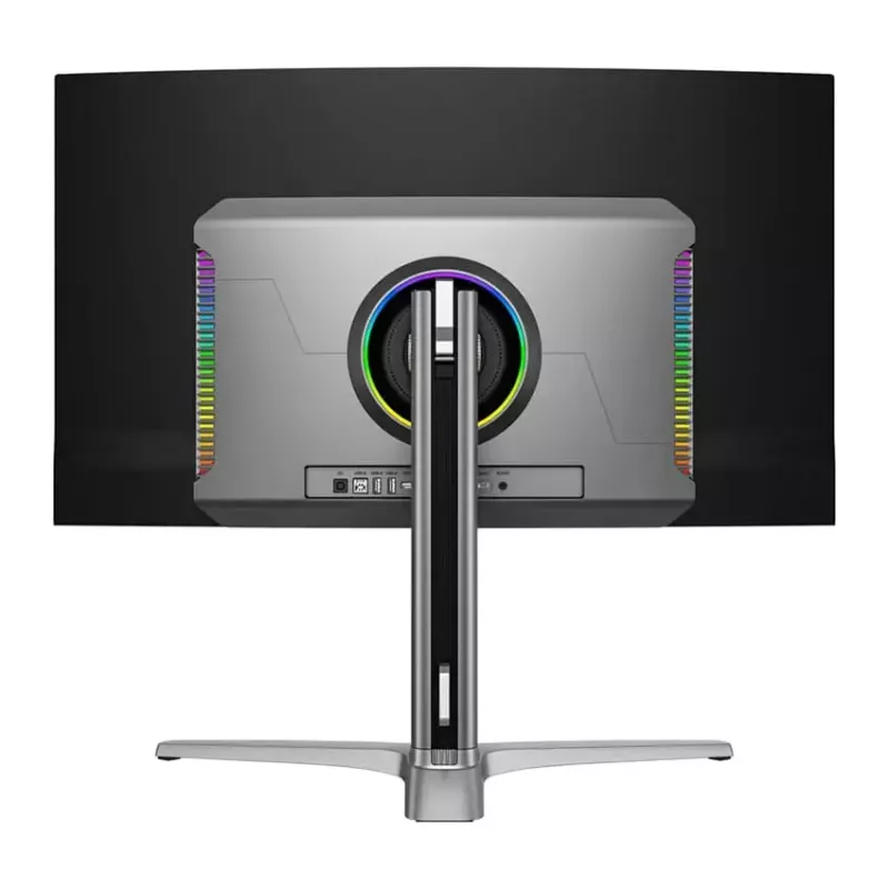 LC-Power LC-M32UCO 31.5 collu QD-OLED 4K Ultra HD izliekts monitors, 3840×2160, 0,03 ms, 450 cd/m², USB centrmezgls, skaļruņi, VESA, augstuma regulēšana
