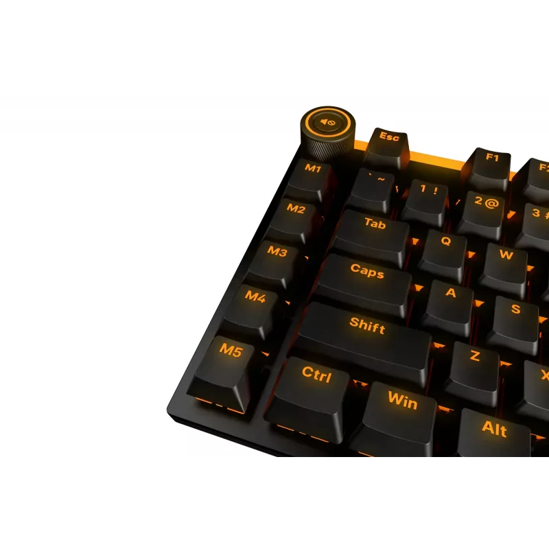be quiet! Light Mount Silent Linear DE ISO tastatūra Gaming USB QWERTZ Melna