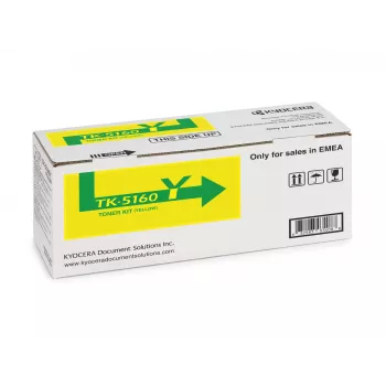 tonera kasete Kyocera TK-5160Y 3000 lapas dzeltena