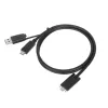 Targus ACC1133GLX USB kabelis USB 3.2 Gen 1 (3.1 Gen 1) 1 m USB C Melns