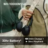 Sony WH-1000XM5SA austiņas, vadu un bezvadu, galvas saite, mūzika, USB Type-C, Bluetooth, melnas