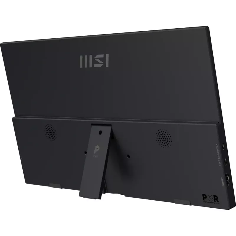 Portatīvais monitors MSI PRO MP165DE E6 15.6 collu Full HD IPS 1920×1080 USB-C HDMI VESA melns