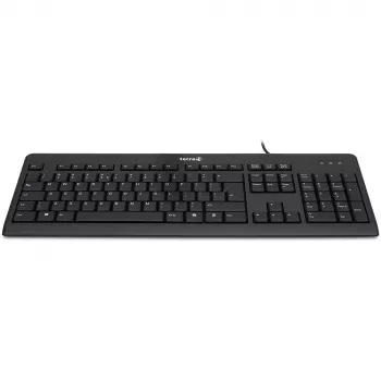 TERRA 1500 ar vadu [US/EU] tastatūra Universāla USB QWERTY US English Melna
