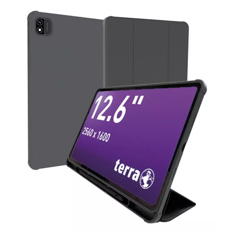 TERRA PAD 1201 4G Mediatek LTE 256 GB 32 cm (12.6 collas) 8 GB Wi-Fi 5 (802.11ac) Android 14 Antracīts