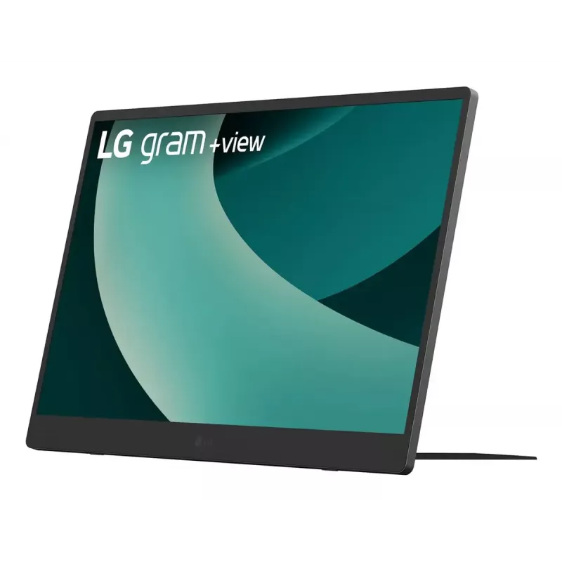 LG 17MT70 Portable monitor Melns, Stainless steel 43.2 cm (17 inch) LED 2560 x 1600 pixels