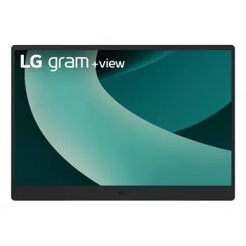 LG 17MT70 Portable monitor Melns, Stainless steel 43.2 cm (17 inch) LED 2560 x 1600 pixels