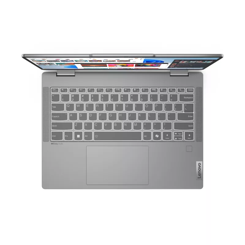 Lenovo IdeaPad 5 2-in-1 14IRH9 Intel® Core™ i7 i7-13620H Hibrīds (2-in-1) 35,6 cm (14 collu) Skārienekrāns WUXGA 16 GB LPDDR5x-SDRAM 1 TB SSD Wi-Fi 6 (802.11ax) Windows 11 Home Pelēks