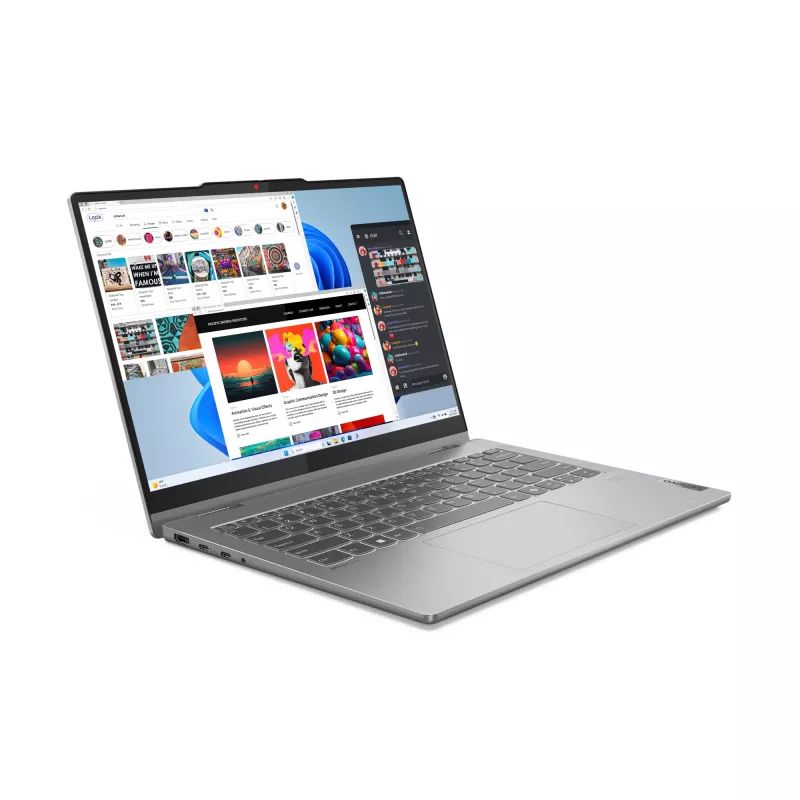 Lenovo IdeaPad 5 2-in-1 14IRH9 Intel® Core™ i7 i7-13620H Hibrīds (2-in-1) 35,6 cm (14 collu) Skārienekrāns WUXGA 16 GB LPDDR5x-SDRAM 1 TB SSD Wi-Fi 6 (802.11ax) Windows 11 Home Pelēks