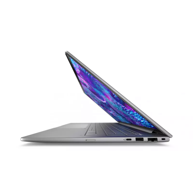 HP ZBook 8 G1i Intel Core Ultra 7 255H Mobilā darbstacija 40,6 cm (16 collas) WQXGA 32 GB DDR5-SDRAM 2 TB SSD NVIDIA RTX PRO 500 Blackwell Wi-Fi 7 (802.11be) Windows 11 Pro Sudraba