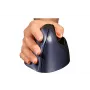 BakkerElkhuizen Evoluent 4 Wireless, labā roka, vertikāls dizains, lāzera, RF bezvadu, 2600 DPI, melns, zils