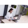 BakkerElkhuizen Evoluent 4 Wireless, labā roka, vertikāls dizains, lāzera, RF bezvadu, 2600 DPI, melns, zils