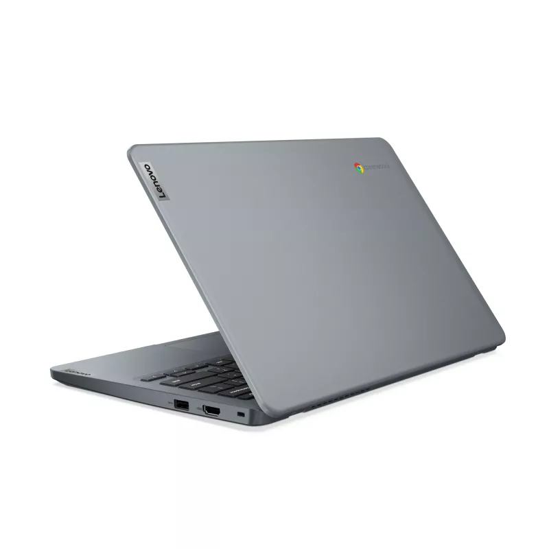 Lenovo 14e Chromebook Gen 3 Intel Core i3 N-series i3-N305 35,6 cm (14 collas) Full HD 8 GB LPDDR5-SDRAM 128 GB eMMC Wi-Fi 6E (802.11ax) ChromeOS Pelēks
